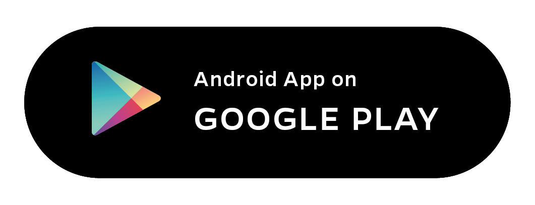 Button mit "Android App im GOOGLE PLAY" auf schwarzem Hintergrund.